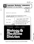 Cover page: A NEW FAST ALGORITHM FOR THE EVALUATION OF REGIONS OF INTEREST AND STATISTICAL UNCERTAINTY IN COMPUTED TOMOGRAPHY