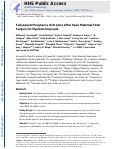 Cover page: Subsequent pregnancy outcomes after open maternal-fetal surgery for myelomeningocele