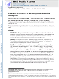 Cover page: Predictors of recurrence in the management of chordoid meningioma.