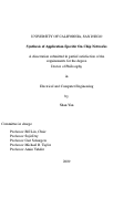 Cover page: Synthesis of application-specific on-chip networks