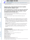 Cover page: Neprilysin in the Cerebrospinal Fluid and Serum of Patients Infected With HIV1-Subtypes C and B