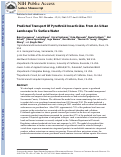 Cover page: Predicted transport of pyrethroid insecticides from an urban landscape to surface water