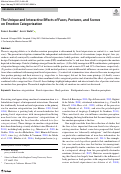 Cover page: The Unique and Interactive Effects of Faces, Postures, and Scenes on Emotion Categorization