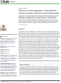 Cover page: Selection on the regulation of sympathetic nervous activity in humans and chimpanzees.