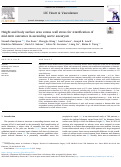 Cover page: Height and body surface area versus wall stress for stratification of mid-term outcomes in ascending aortic aneurysm