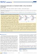 Cover page: Charge Recombination to Oxidized Iodide in Dye-Sensitized Solar Cells