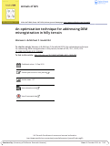 Cover page: An optimization technique for addressing DEMmisregistration in hilly terrain