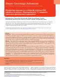 Cover page: Monitoring response to a clinically relevant IDH inhibitor in glioma—Hyperpolarized 13C magnetic resonance spectroscopy approaches