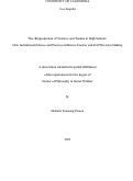 Cover page: The (Re)production of Violence and Trauma in High Schools: How Institutional Policies and Practices Influence Teacher and Staff Decision Making