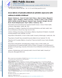 Cover page: Associations of prenatal ambient air pollution exposures with asthma in middle childhood.