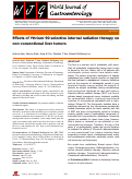 Cover page: Effects of Yttrium-90 selective internal radiation therapy on non-conventional liver tumors