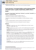 Cover page: Factor Structure, Convergent Validity, and Discriminant Validity of the NIH Toolbox Cognitive Health Battery (NIHTB-CHB) in Adults