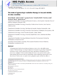 Cover page: The state of gynecologic radiation therapy in low- and middle-income countries