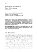 Cover page: Small Sample Asymptotics for Higher-Order Spacings