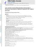 Cover page: Low- and Very Low-Dose Bevacizumab for Retinopathy of Prematurity: Reactivations, Additional Treatments, and 12-Month Outcomes.