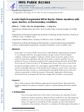 Cover page: A semi-implicit augmented IIM for Navier–Stokes equations with open, traction, or free boundary conditions