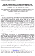 Cover page: Observed Temperature Effects on Hourly Residential Electric Load Reduction in Response to 
an Experimental Critical Peak Pricing Tariff