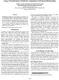 Cover page: Using a Visual Routine to Model the Computation of Positional Relationships