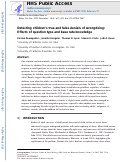 Cover page: Detecting children's true and false denials of wrongdoing: Effects of question type and base rate knowledge