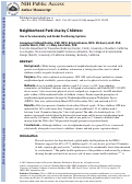 Cover page: Neighborhood Park Use by Children Use of Accelerometry and Global Positioning Systems