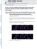 Cover page: Author Correction: Inhibiting amyloid-β cytotoxicity through its interaction with the cell surface receptor LilrB2 by structure-based design.