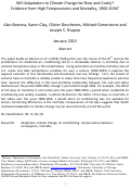 Cover page: Convergence in Adaptation to Climate Change: Evidence from High Temperatures and Mortality, 1900–2004