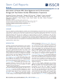 Cover page: Association of Human iPSC Gene Signatures and X Chromosome Dosage with Two Distinct Cardiac Differentiation Trajectories