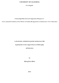 Cover page: Citizenship Education in Comparative Perspective: Cross-national Variation in the Effects of Family Background on Adolescents' Civic Outcomes