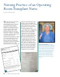 Cover page of Nursing Practice of an Operating Room Transplant Nurse