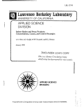 Cover page: Indoor Radon and Its Decay Products: Concentrations, Causes, and Control Strategies