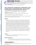 Cover page: Short communication: Quantification of carbohydrates in whey permeate products using high-performance anion-exchange chromatography with pulsed amperometric detection