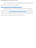 Cover page: Time perspective and substance use: an examination across three adolescent samples