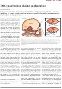 Cover page: THC: moderation during implantation