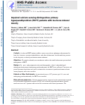 Cover page: Impaired calcium sensing distinguishes primary hyperparathyroidism (PHPT) patients with low bone mineral density