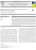 Cover page: Multidirectional cyclic shearing of clays and sands: Evaluation of two bounding surface plasticity models