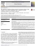 Cover page: The ingestion of different dietary proteins by humans induces large changes in the plasma tryptophan ratio, a predictor of brain tryptophan uptake and serotonin synthesis