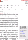 Cover page: Native or Proteolytically Activated NanI Sialidase Enhances the Binding and Cytotoxic Activity of Clostridium perfringens Enterotoxin and Beta Toxin