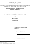 Cover page: Identification and Mixture Deconvolution of Ancient and Forensic DNA using Population Genomic Data