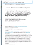 Cover page: A community effort to create standards for evaluating tumor subclonal reconstruction