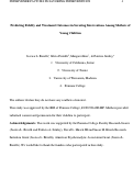 Cover page: Predicting fidelity and treatment outcomes in savoring interventions among mothers of young children