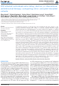 Cover page: HIV-Infected Individuals Who Delay, Decline, or Discontinue Antiretroviral Therapy: Comparing Clinic- and Peer-Recruited Cohorts