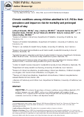 Cover page: Chronic conditions among children admitted to U.S. pediatric intensive care units