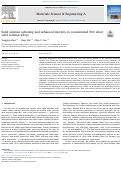 Cover page: Solid solution softening and enhanced ductility in concentrated FCC silver solid solution alloys