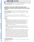 Cover page: Regulation of eosinophil recruitment and allergic airway inflammation by heparan sulfate proteoglycan (HSPG) modifying enzymes