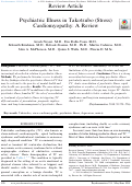 Cover page: Psychiatric Illness in Takotsubo (Stress) Cardiomyopathy: A Review