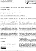 Cover page: Carbonyl sulfide in air extracted from a South Pole ice core: a 2000 year record