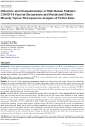 Cover page: Detection and Characterization of Web-Based Pediatric COVID-19 Vaccine Discussions and Racial and Ethnic Minority Topics: Retrospective Analysis of Twitter Data.