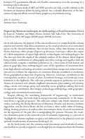 Cover page: Engineering Mountain Landscapes: An Anthropology of Social Investment. Edited by Laura L. Scheiber and María Nieves Zedeño.