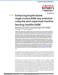 Cover page: Enhancing droplet-based single-nucleus RNA-seq resolution using the semi-supervised machine learning classifier DIEM