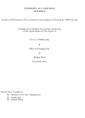 Cover page: Statistical Performance Characterization and Analysis of Nano-Scale VLSI Circuits